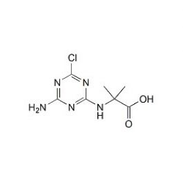 Desethylcyanazine acid