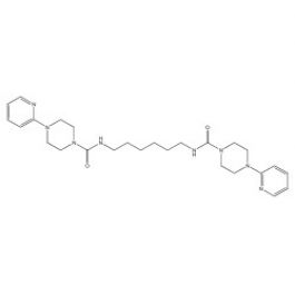 N,​N'-​1,​6-​hexanediylbis[4-​(2-​pyridinyl)​-1-​piperazinecarboxamid​e