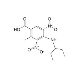 4-[(1-Ethylpropyl)amino]-2-methyl-3,5-dinitro-benzoic acid