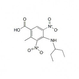 4-[(1-Ethylpropyl)amino]-2-methyl-3,5-dinitro-benzoic acid