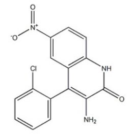 3-Amino-4-(2-chlorophenyl)-6-nitroquinolin-2(1H)-one