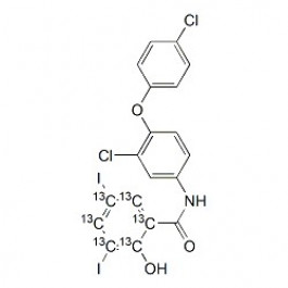 13C6-Rafoxanide