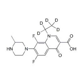 D5-Lomefloxacin hydrochloride