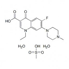 Pefloxacin mesylate dihydrate