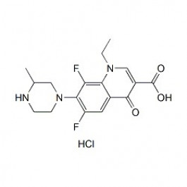Lomefloxacin hydrochloride