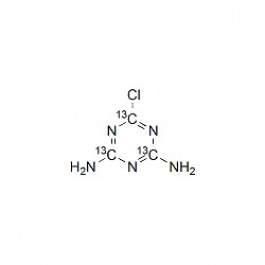 13C3-Atrazine-desethyl-desisopropyl