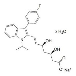 Fluvastatin sodium hydrate